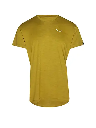 SALEWA | Camiseta funcional para hombre Puez Melange Dry | gold